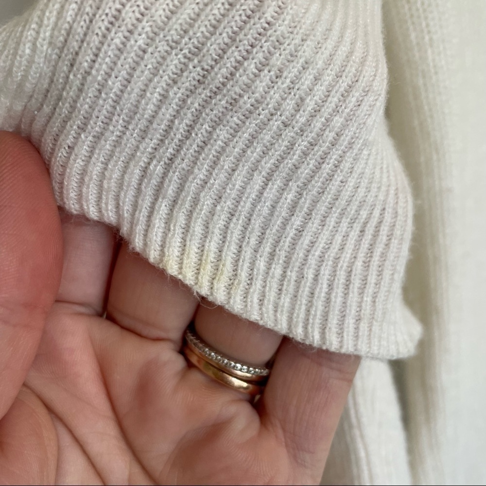 1.STATE RUFFLED TIERED PULLOVER CREAM SWEATER - Picture 9 of 9